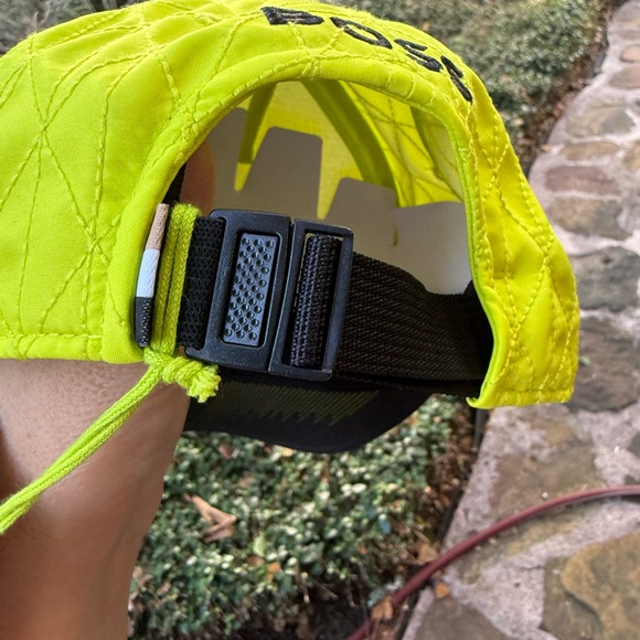 NWT Aston Martin F1 By BOSS Aramco Cognizant  Team Cap Hat Lime - Picture 5 of 8